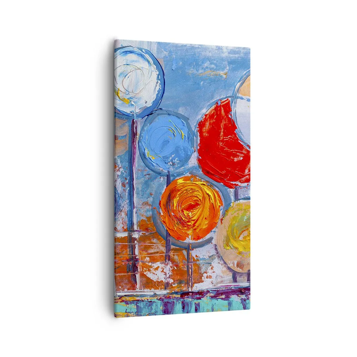 Bild auf Leinwand - Leinwandbild - Wunder am Stiel - 55x100 cm