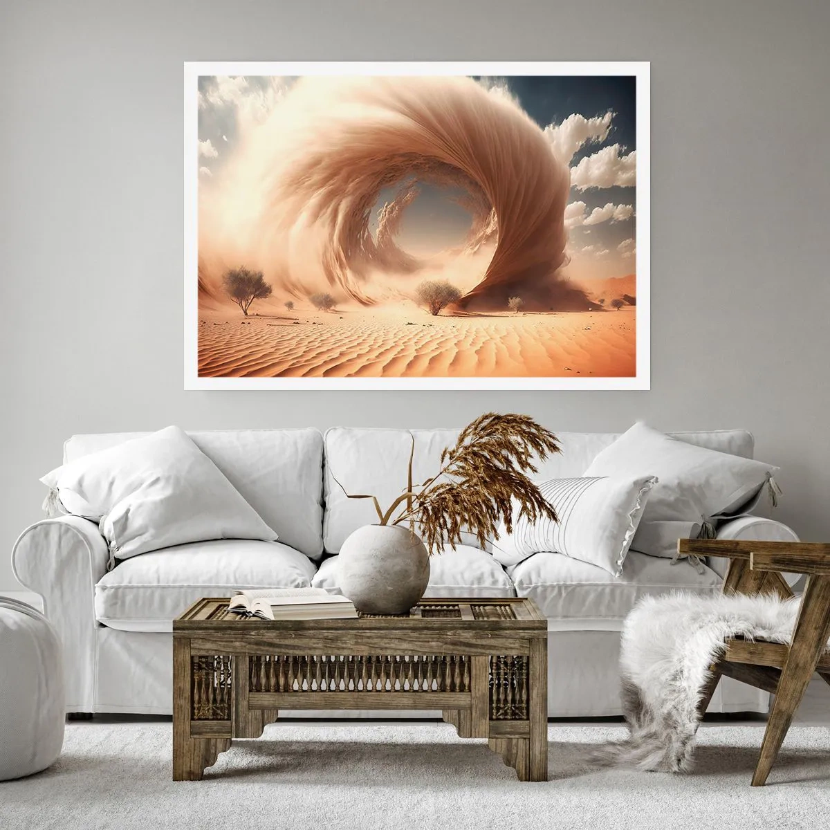 Poster - Geöffnetes Portal - 91x61 cm