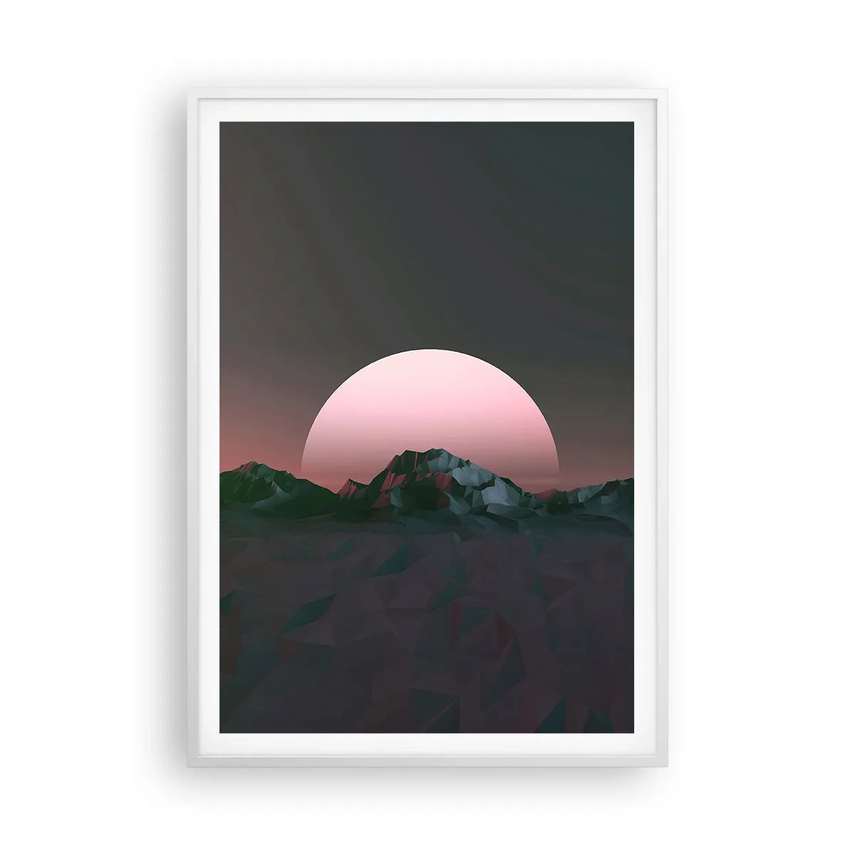 Poster in einem weißen Rahmen - In einer Nachbargalaxie - 70x100 cm