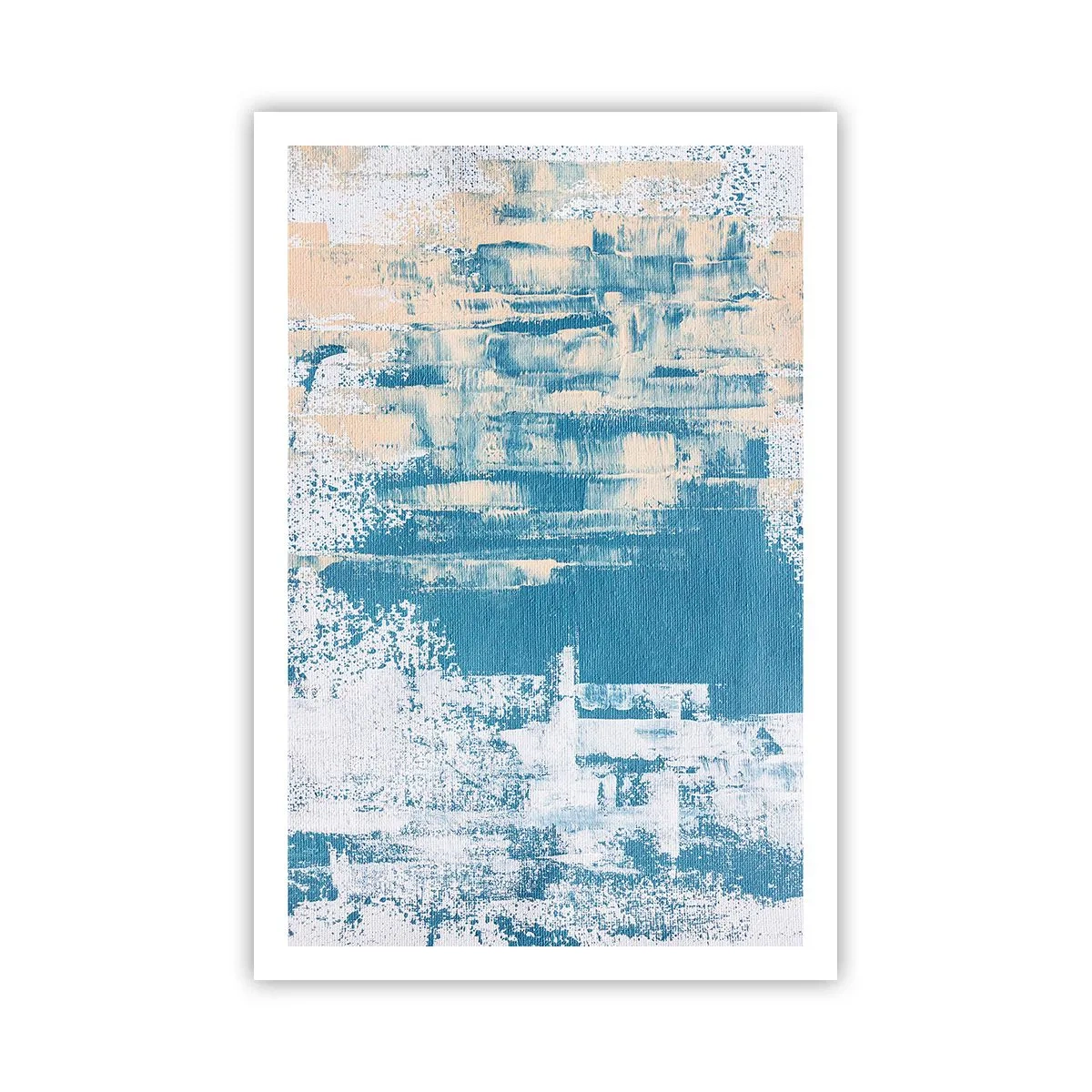 Poster - Durch einen Eiszapfen - 61x91 cm