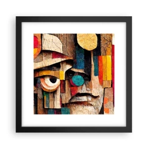 Poster in einem schwarzem Rahmen - Ich sehe dich… - 30x30 cm