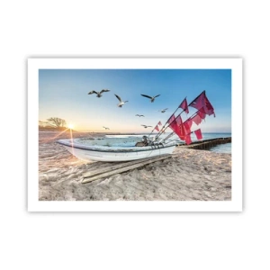 Poster - Wohlverdiente Ruhe - 70x50 cm