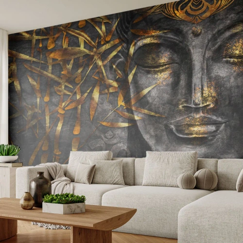 Fototapete Premium Sand - Fühle den Frieden - Buddha, Kultur, Asien - 450x315 cm