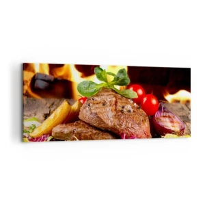 Bild auf Leinwand - Leinwandbild - Von Hitze gezaubert - 100x40 cm