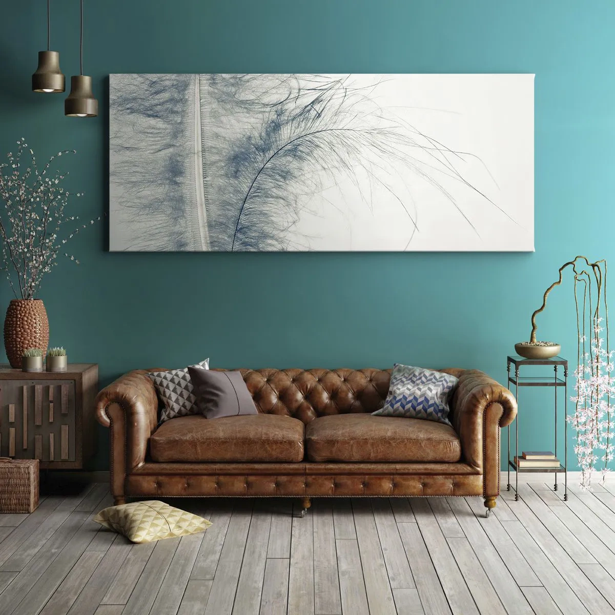 Bild auf Leinwand - Leinwandbild - Flüstern der Natur - 100x40 cm
