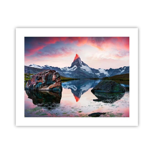 Poster - Das Herz der Berge ist heiß - 50x40 cm