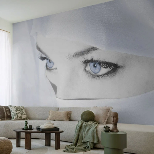Selbstklebende Fototapete Deluxe Sticker - Aus Tausendundeiner Nacht - Frau, Augen, Kultur - 250x175 cm