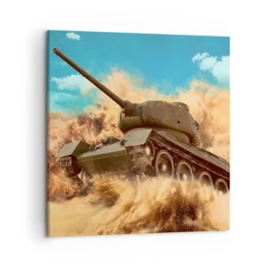 Bild auf Leinwand - Leinwandbild - Nicht zu besiegen - 50x50 cm