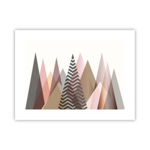 Poster - Pyramidale Aussicht - 40x30 cm