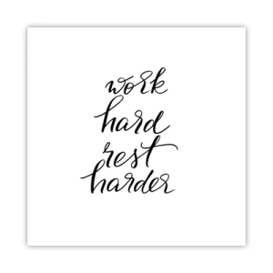 Poster - Lebensbalance - 30x30 cm