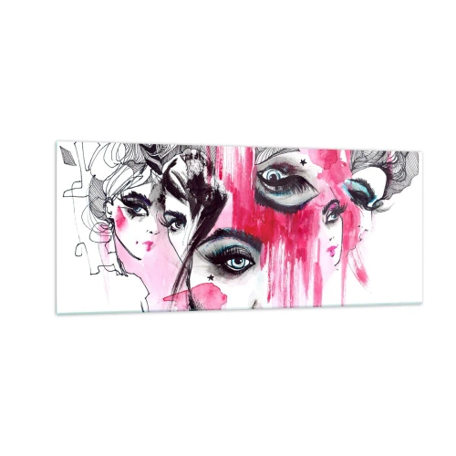 Glasbild - Bild auf glas - , - 100x40 cm