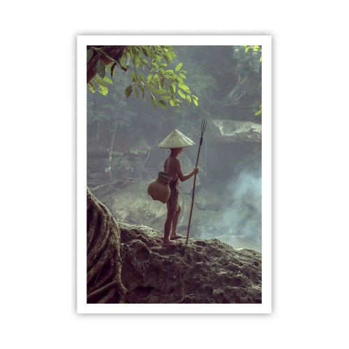 Poster - Befreundet mit der Natur - 70x100 cm