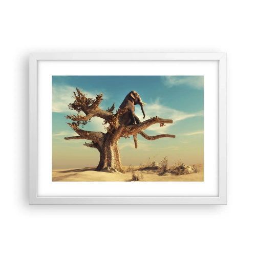 Poster in einem weißen Rahmen - Ein neuer Standpunkt - 40x30 cm