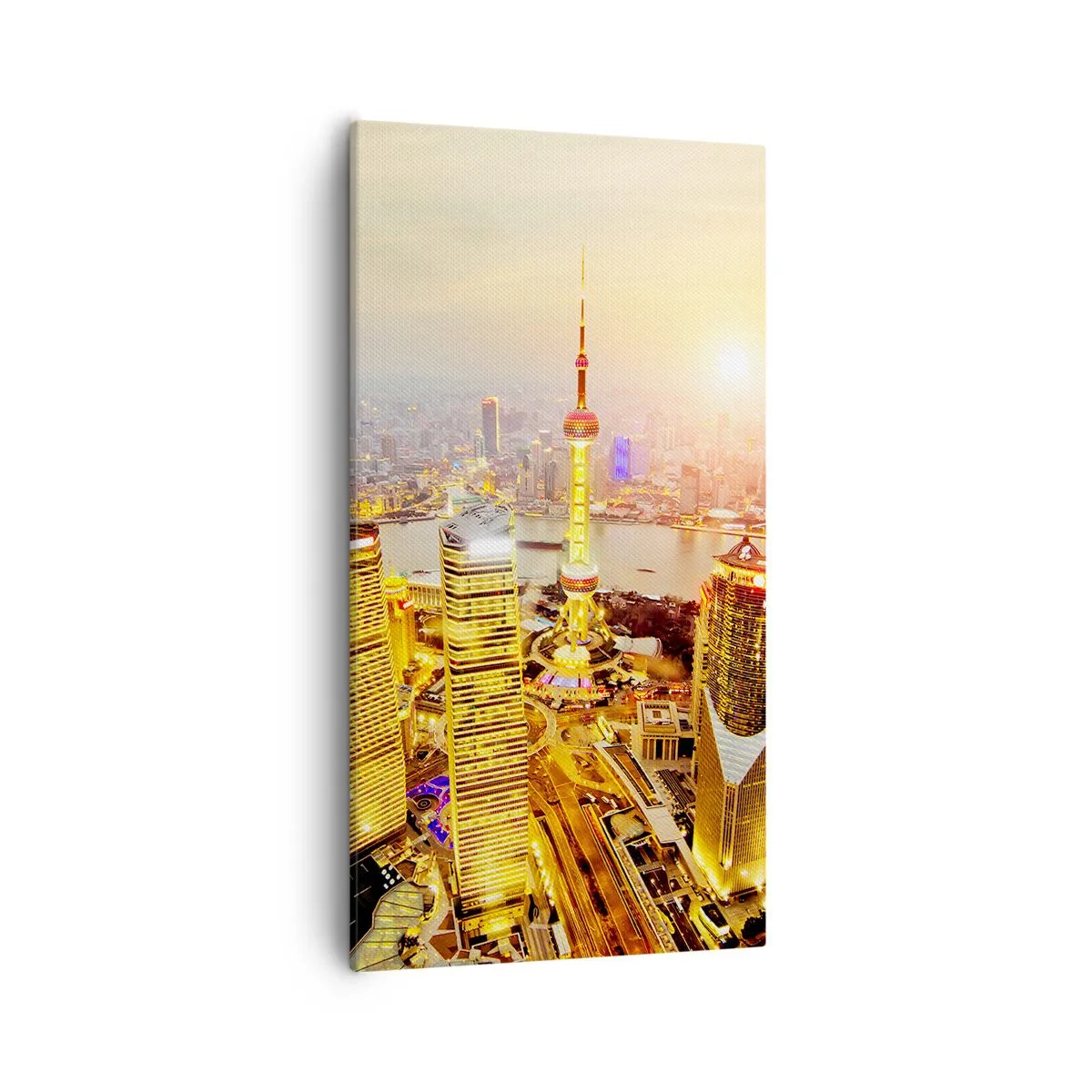 Bild auf Leinwand - Leinwandbild - Asiatischer Traum - 55x100 cm