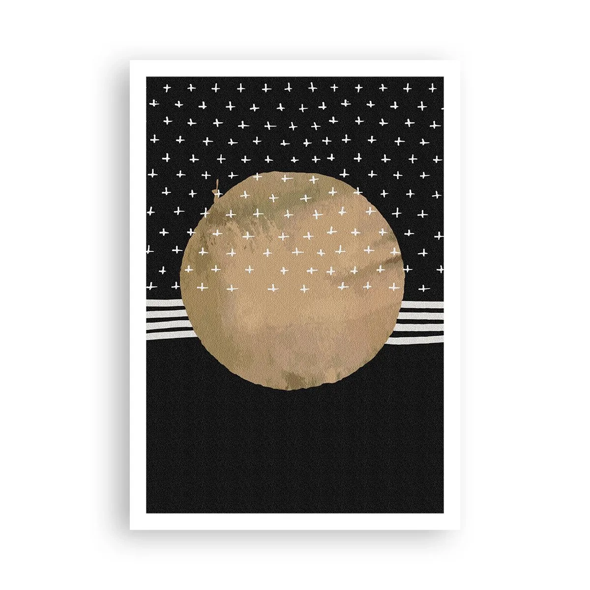 Poster - Komposition: Galaxienflagge - 70x100 cm