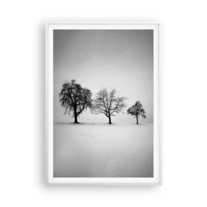 Poster in einem weißen Rahmen - Wovon träumen sie? - 70x100 cm