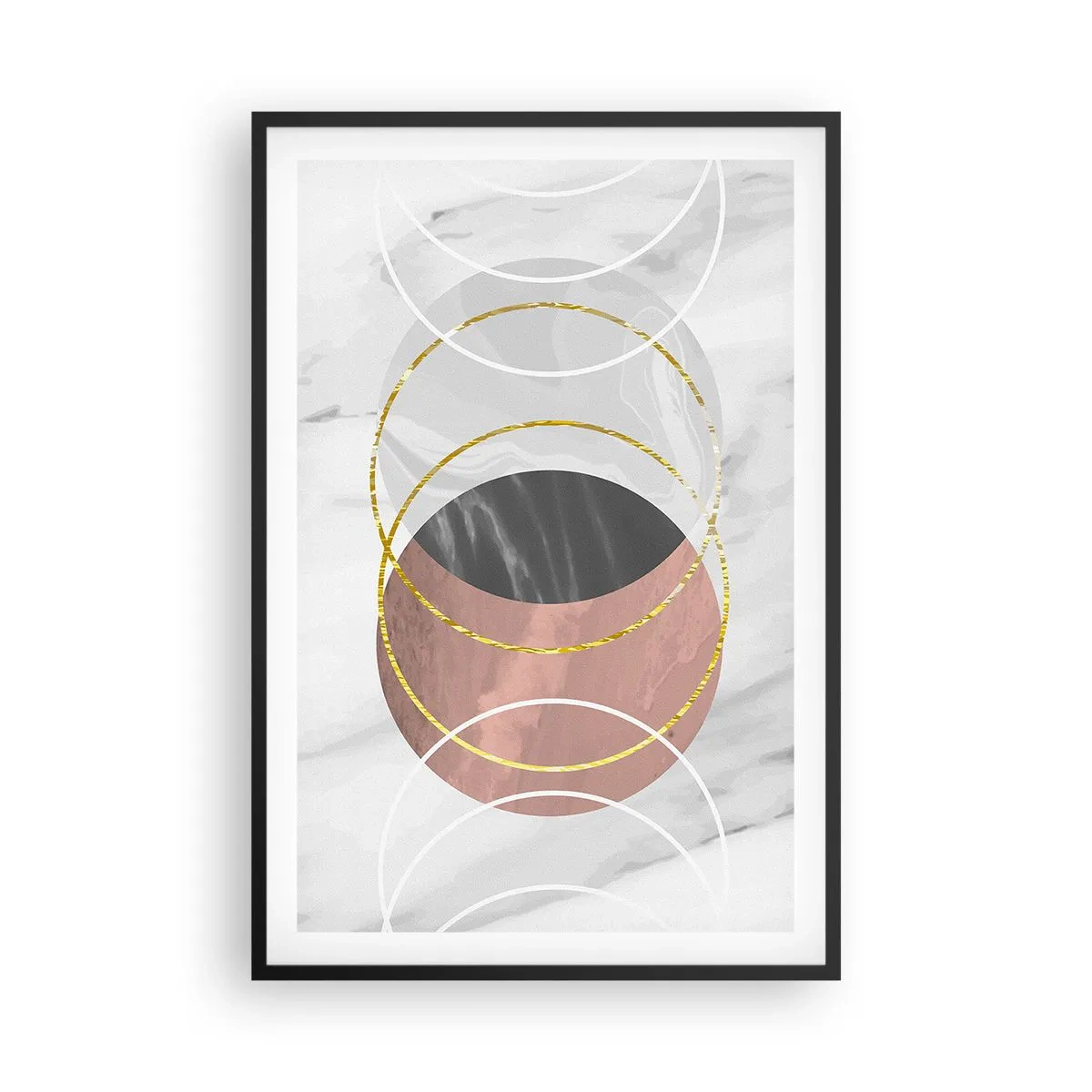 Poster in einem schwarzem Rahmen - Musik der Sphären - 61x91 cm