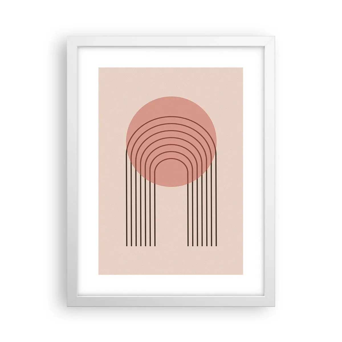 Poster in einem weißen Rahmen - Unwiderstehliche Anziehungskraft - 30x40 cm