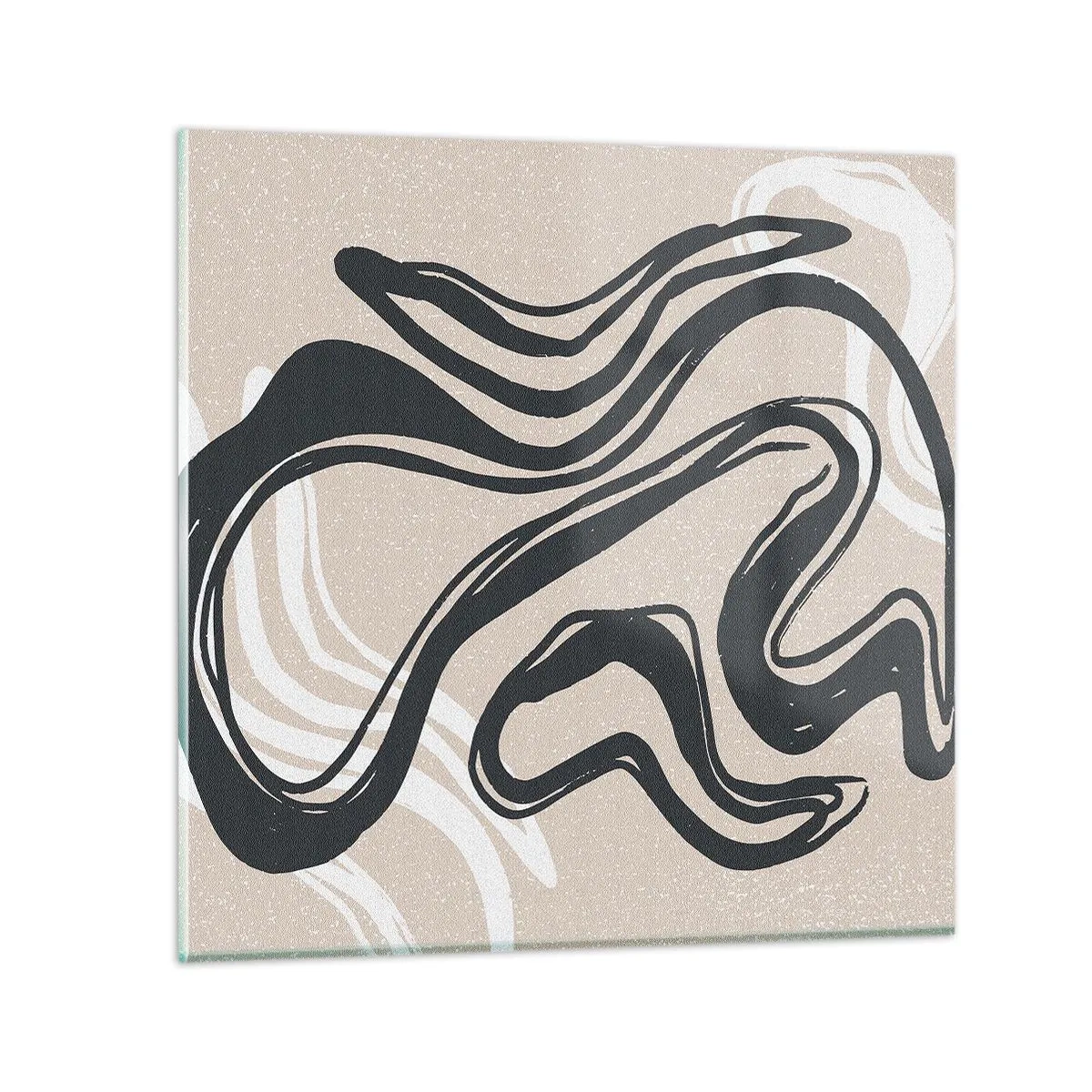 Glasbild - Bild auf glas - Vervielfachter Ausdruck - 50x50 cm