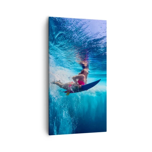 Bild auf Leinwand - Leinwandbild - Tiefe der Freude - 55x100 cm