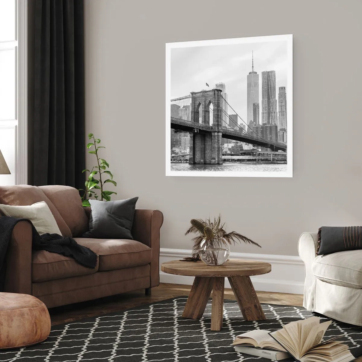 Poster - New Yorker Atmosphäre - 30x30 cm