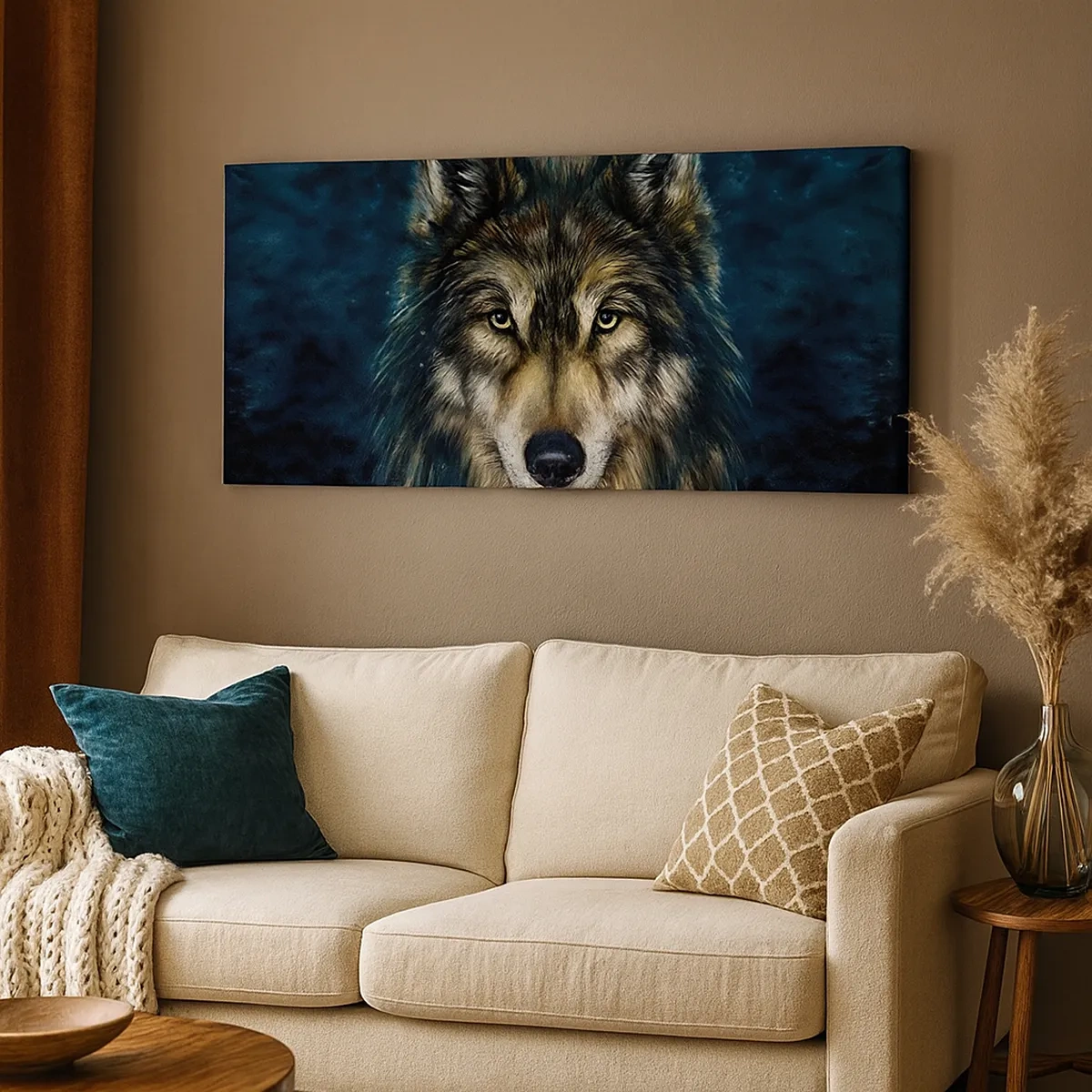 Bild auf Leinwand - Leinwandbild - Alpha? Und Omega - 30x30 cm