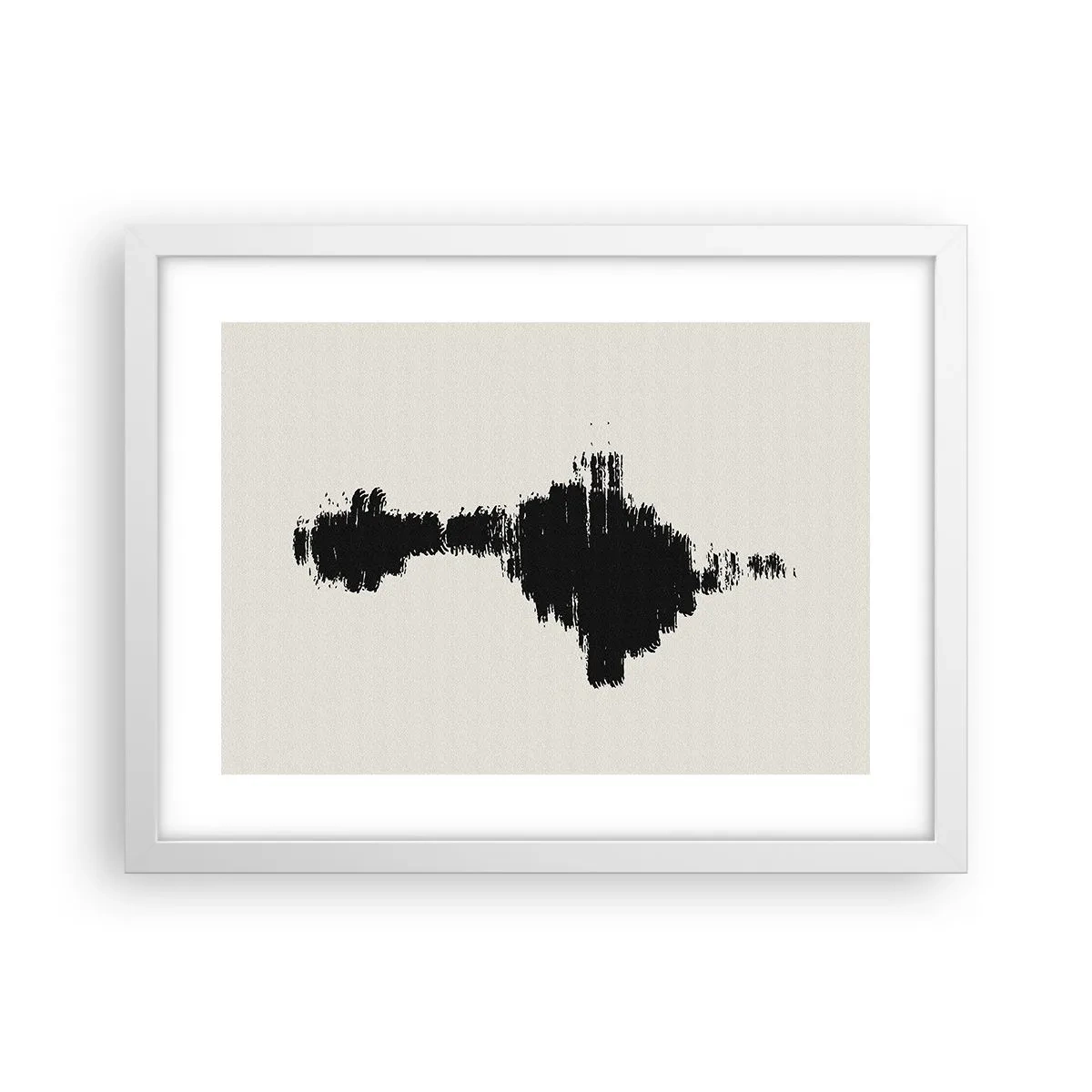 Poster in einem weißen Rahmen - Schwingungen der Fantasie - 40x30 cm