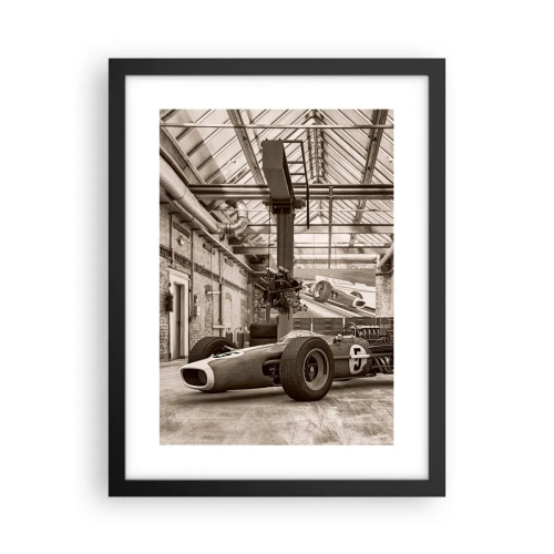 Poster in einem schwarzem Rahmen - Die Siegerruhe - 30x40 cm