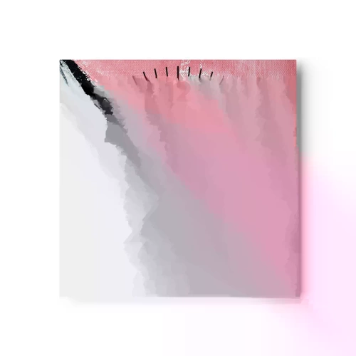 Wanduhr - Glasuhr - Passende Komposition - 30x30 cm