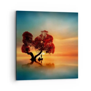 Bild auf Leinwand - Leinwandbild - Oddaysons und die Stille der Weltlosen - 70x70 cm