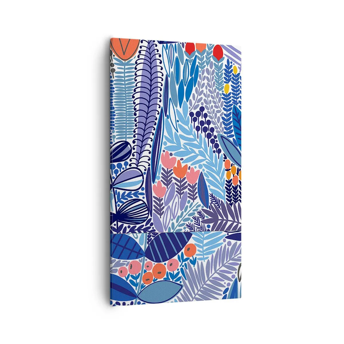 Bild auf Leinwand - Leinwandbild - Hawaiianischer Garten - 55x100 cm