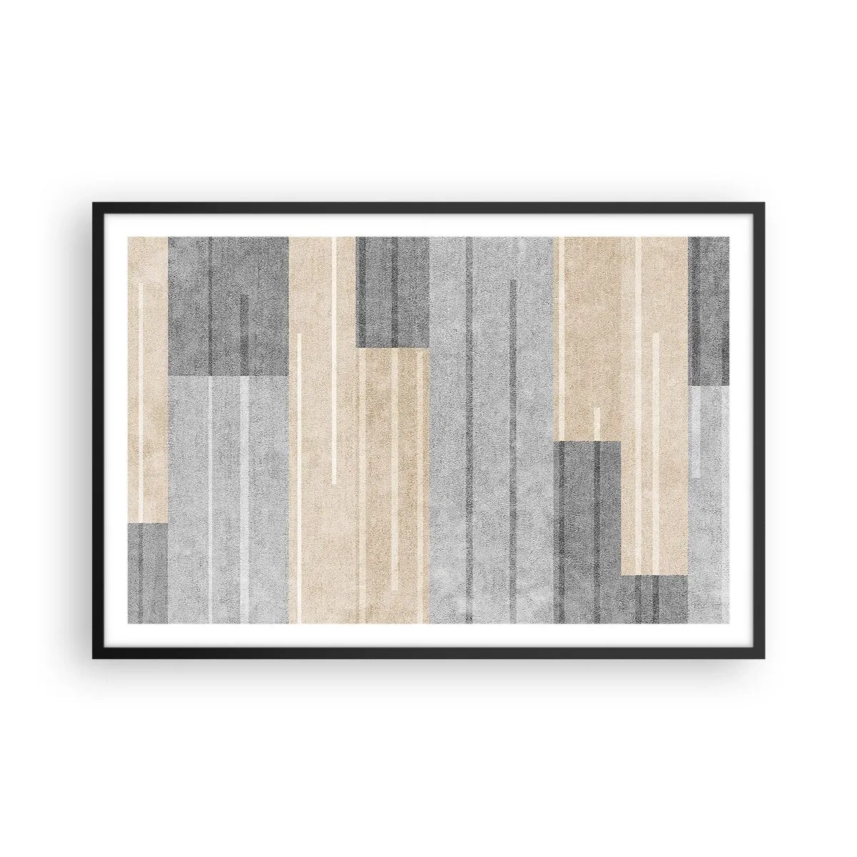 Poster in einem schwarzem Rahmen - Komposition: Vertikal halten - 91x61 cm