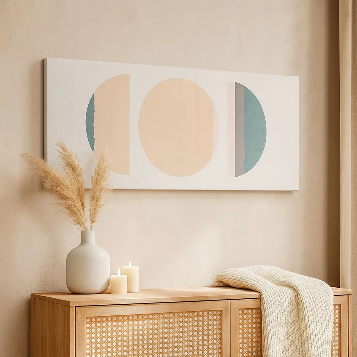 Bild auf Leinwand - Leinwandbild - Ein Rad hinter dem anderen… - 100x40 cm