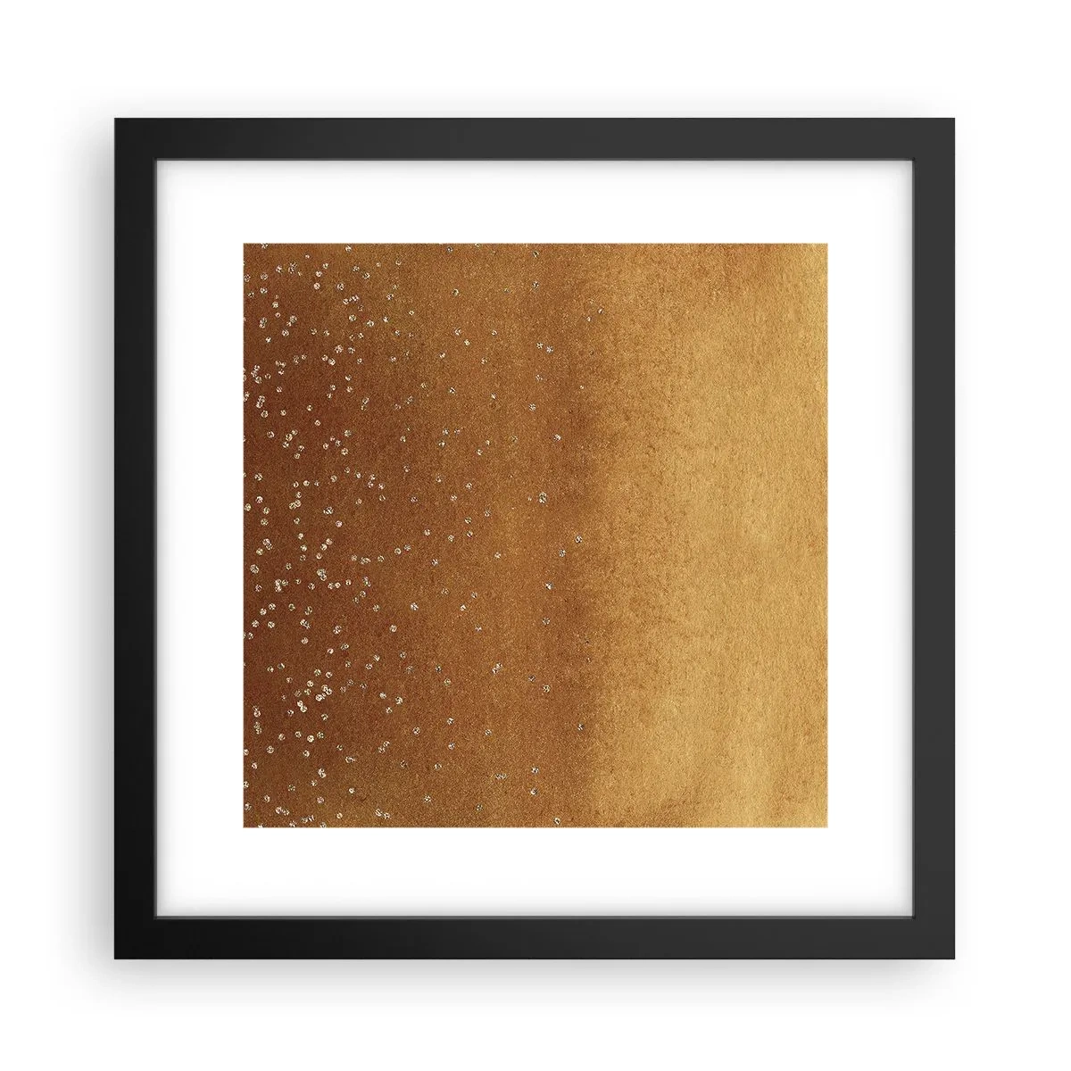 Poster in einem schwarzem Rahmen - Die Geburt des Lichts - 30x30 cm
