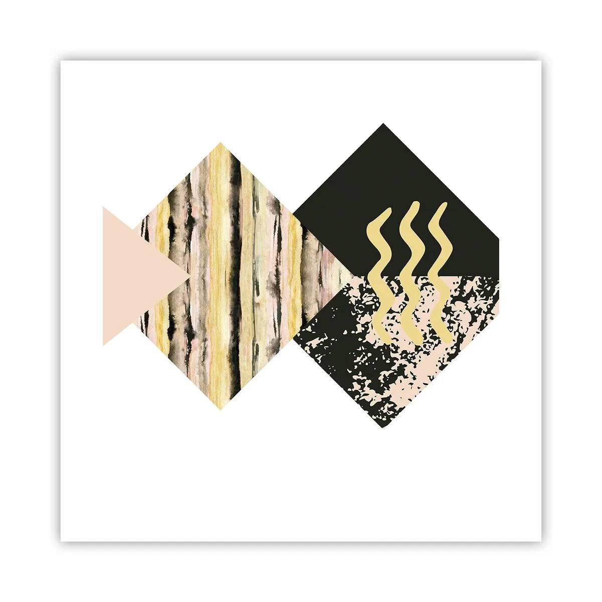 Poster - Es ist nicht so einfach - 40x40 cm