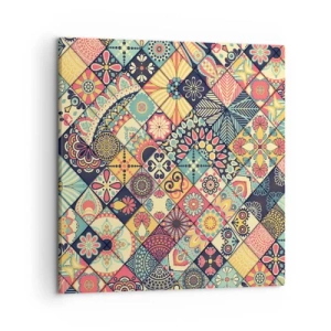 Bild auf Leinwand - Leinwandbild - marokkanische Atmosphäre - 50x50 cm