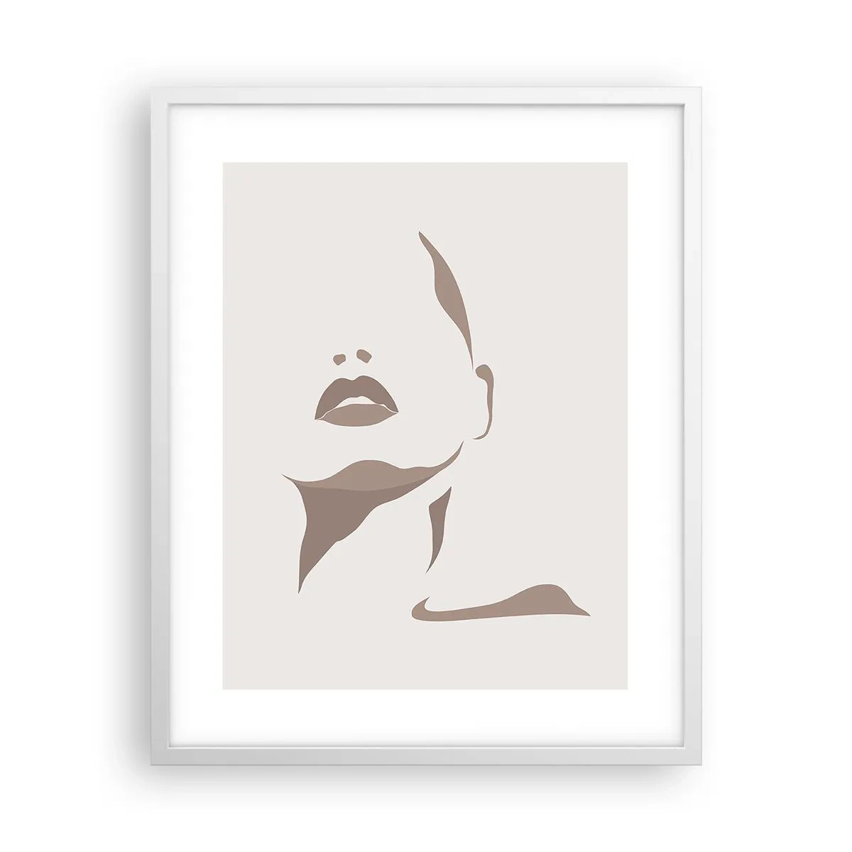 Poster in einem weißen Rahmen - Aus Licht und Schatten - 40x50 cm