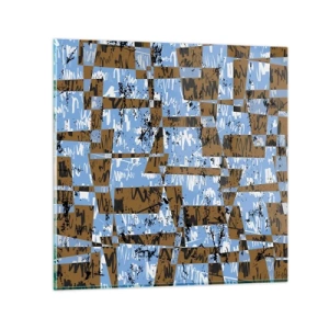 Glasbild - Bild auf glas - Ein nicht-menschlicher Ausschnitt - 40x40 cm