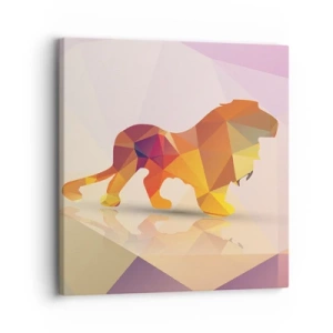 Bild auf Leinwand - Leinwandbild - Der Diamantenkönig - 30x30 cm