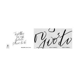 Fototapeten Muster Premium Sand - Fühlst du das auch? - Typografie, Bejahung, Maxime - 100x30 cm