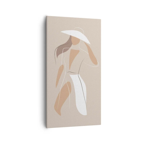 Bild auf Leinwand - Leinwandbild - Mode macht Spaß - 55x100 cm