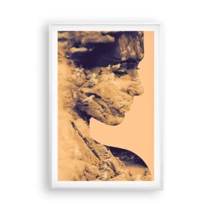 Poster in einem weißen Rahmen - Von Natur aus schön - 61x91 cm