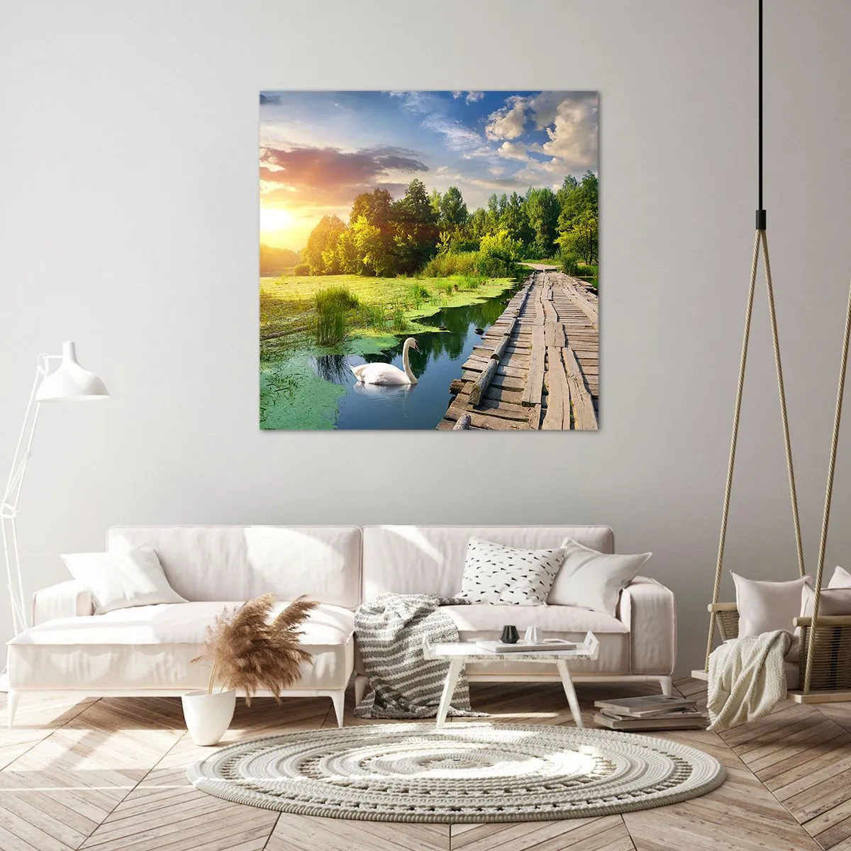 Bild auf Leinwand - Leinwandbild - Sommer, Sommer überall - 50x50 cm