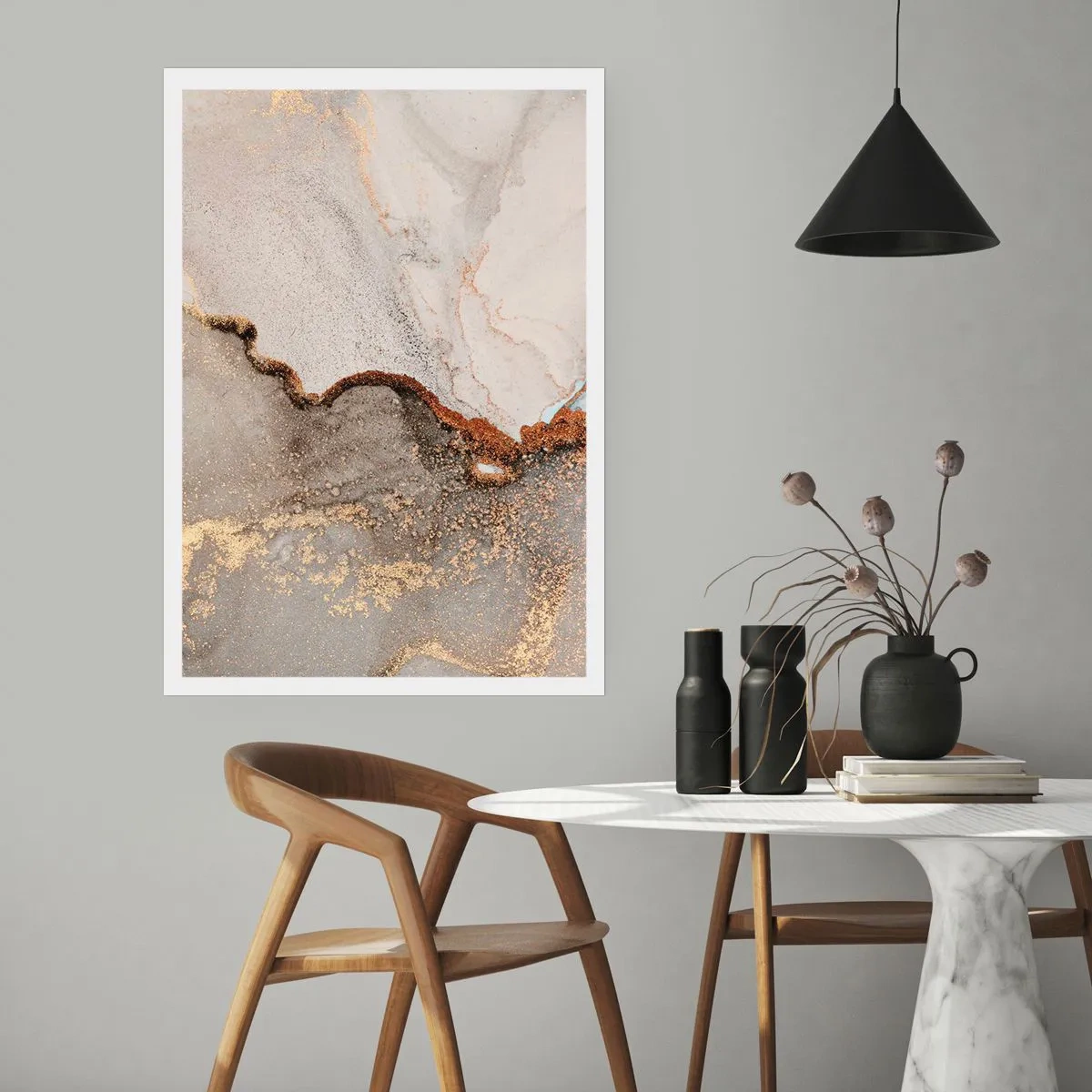 Poster - An der Grenze der Farben - 30x40 cm