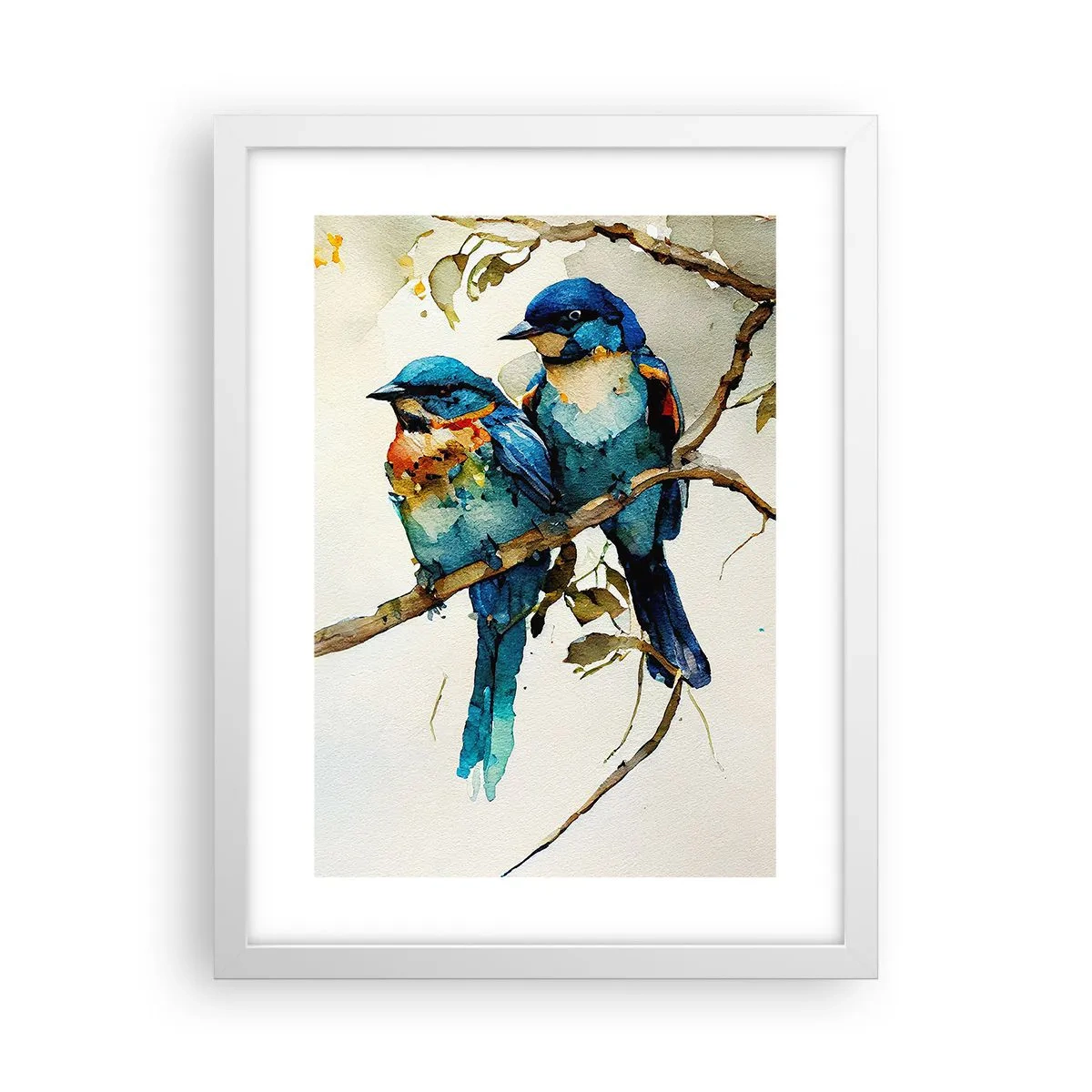 Poster in einem weißen Rahmen - War er beleidigt? - 30x40 cm