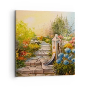 Bild auf Leinwand - Leinwandbild - In voller Blüte - 70x70 cm