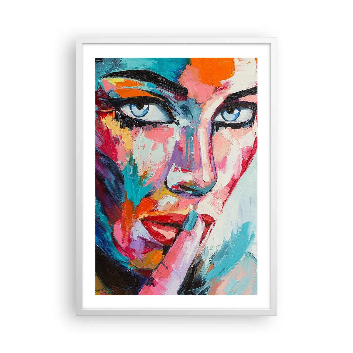 Poster in einem weißen Rahmen - Unser erstes Geheimnis - 50x70 cm