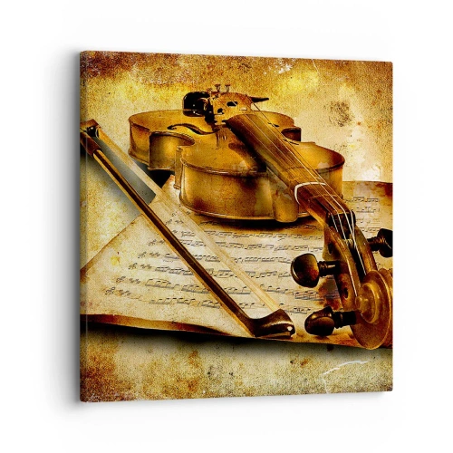 Bild auf Leinwand - Leinwandbild - Ein Virtuose dringend benötigt - 30x30 cm