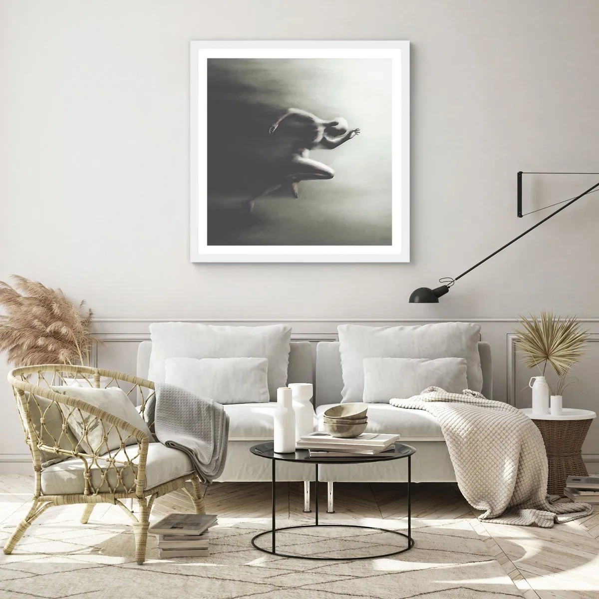 Poster in einem weißen Rahmen - Unwiderstehlich - 50x50 cm