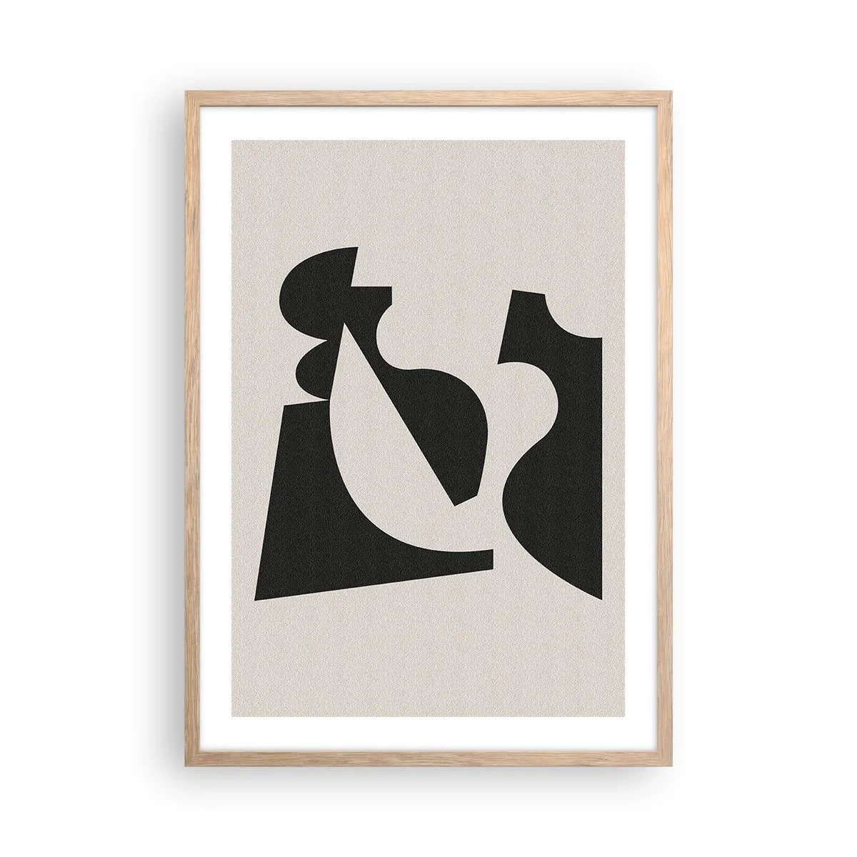Poster in einem Rahmen aus heller Eiche - Zum Selbstbauen - 50x70 cm
